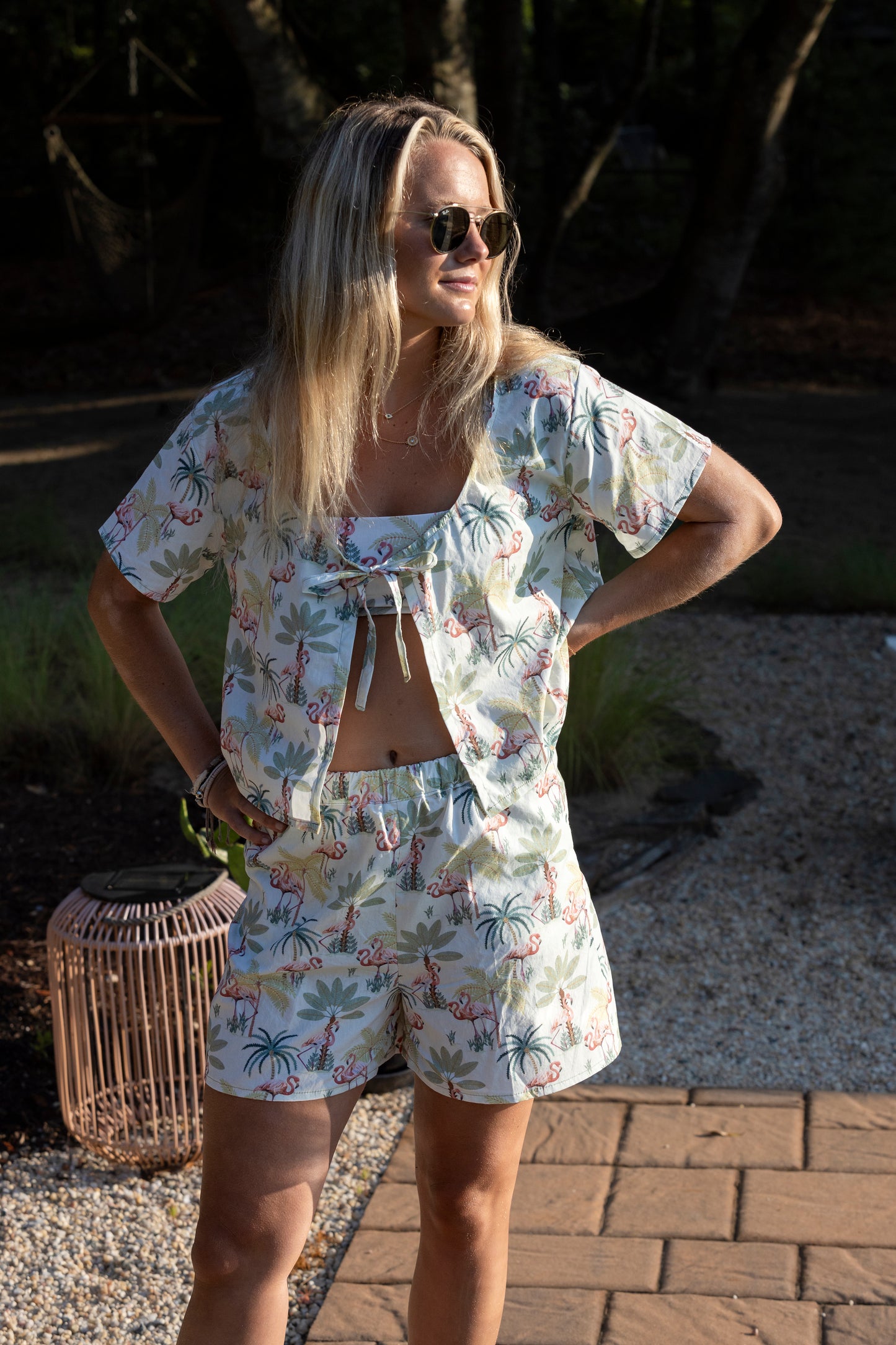 Oversized Front Tie Set