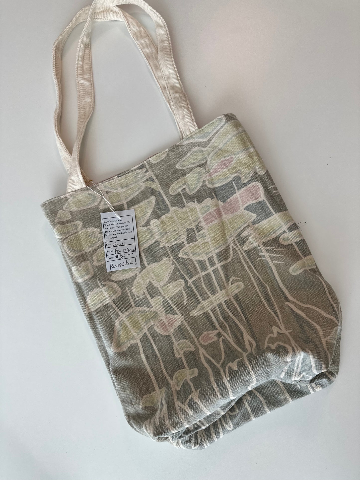 Small Water Lilly Tote