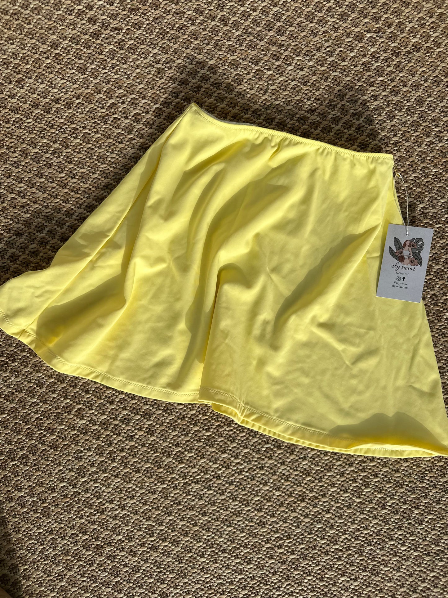 Small Yellow Swim Skirt