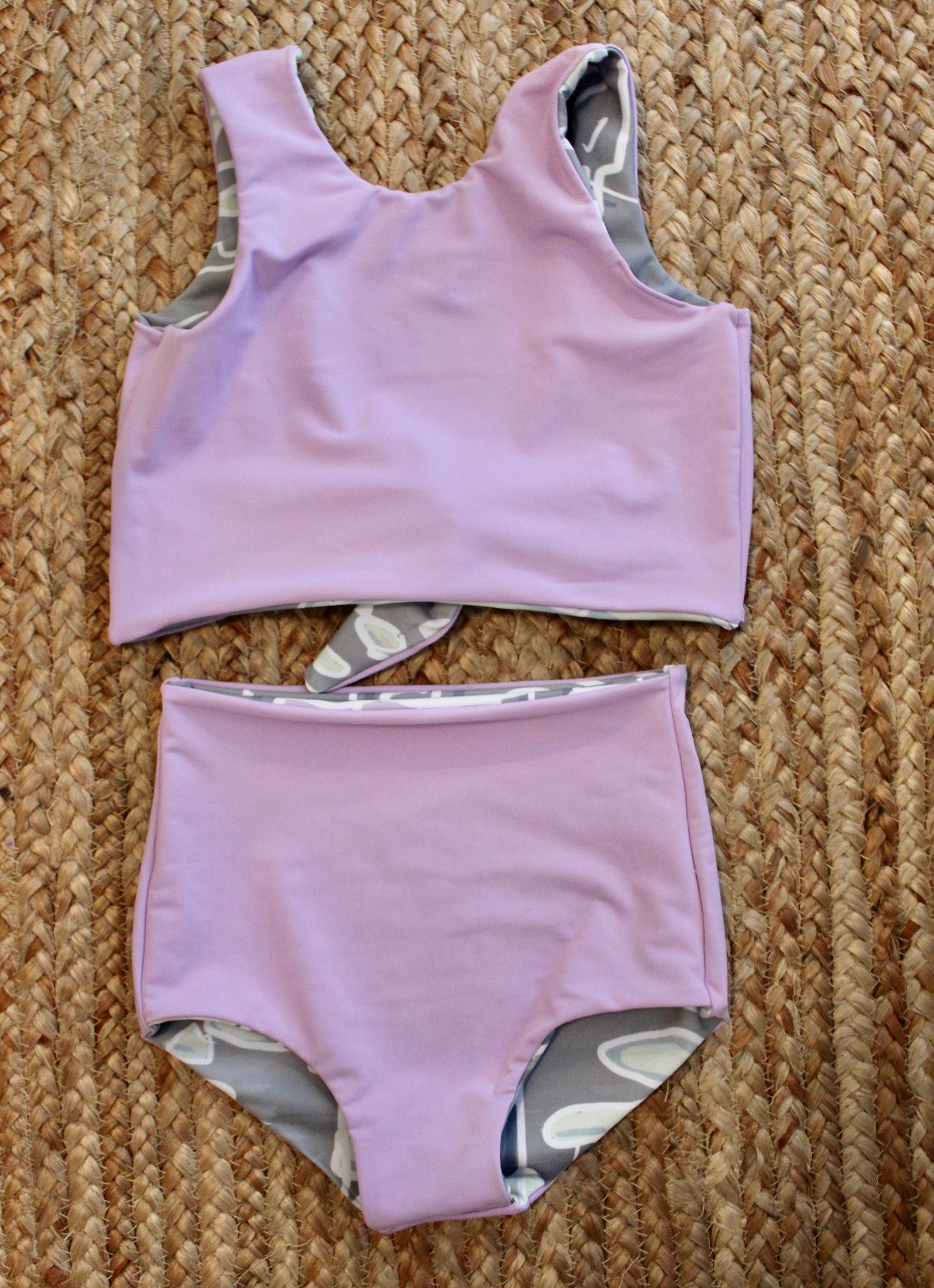 Water Lilly Jovie Crop + High Waisted Bottom