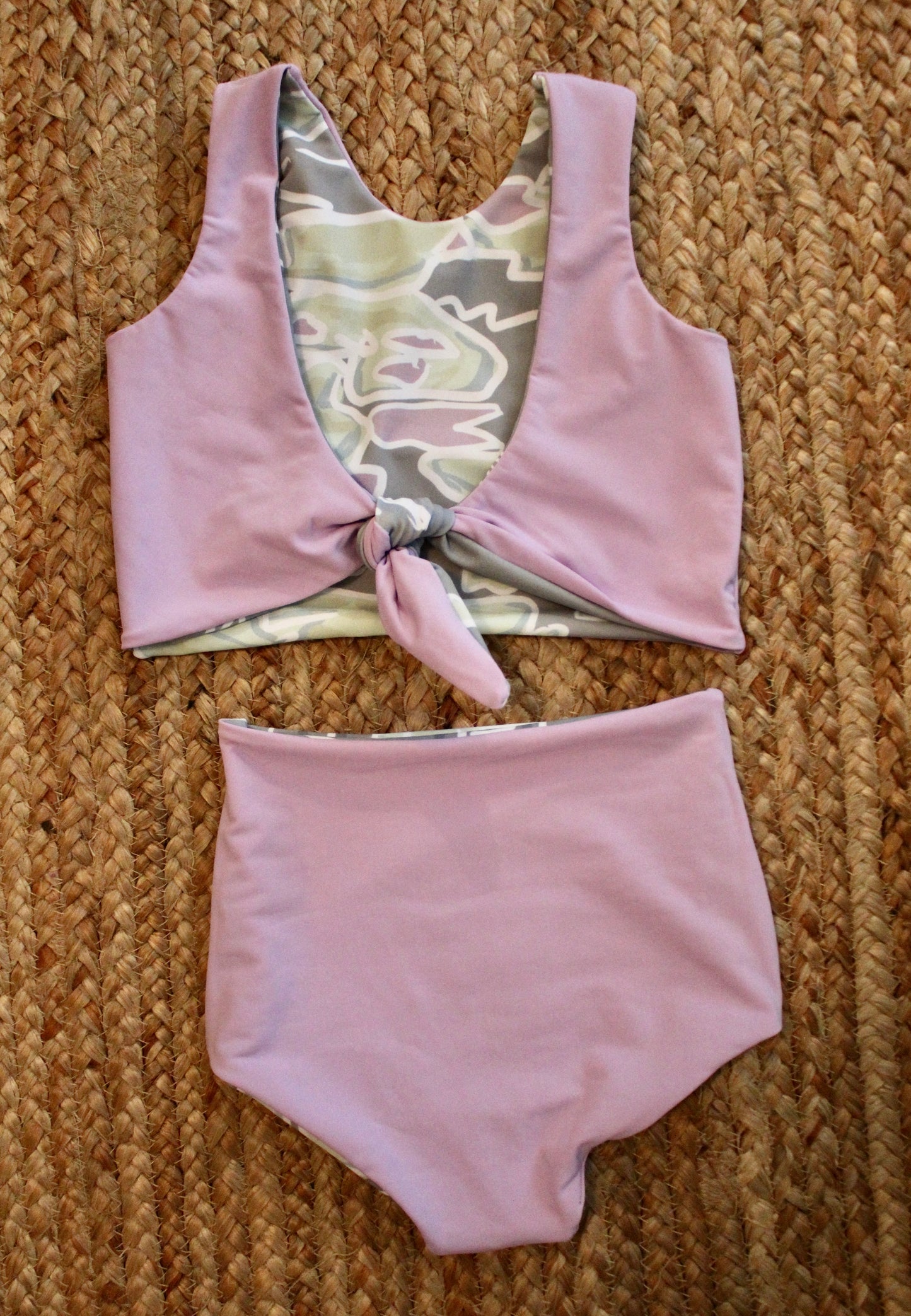 Water Lilly Jovie Crop + High Waisted Bottom