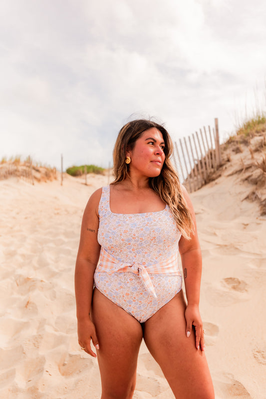 Daisy One Piece | Ditsy Floral & Gingham