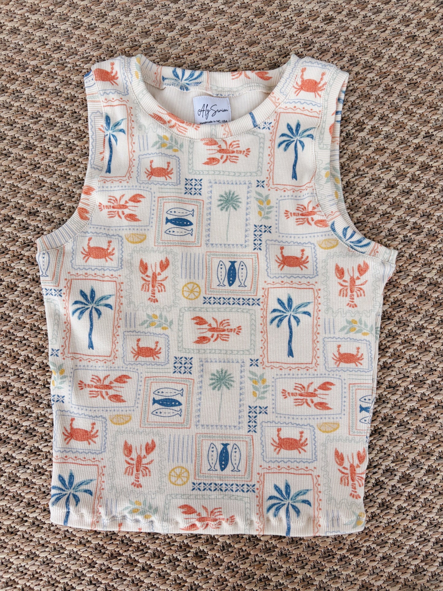Coastal Stamps Rib Tank