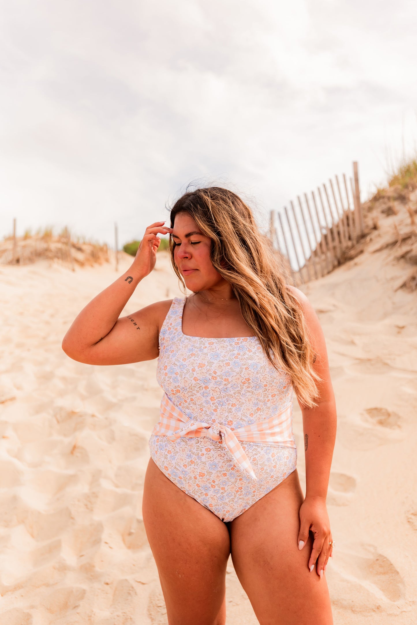 Daisy One Piece | Ditsy Floral & Gingham