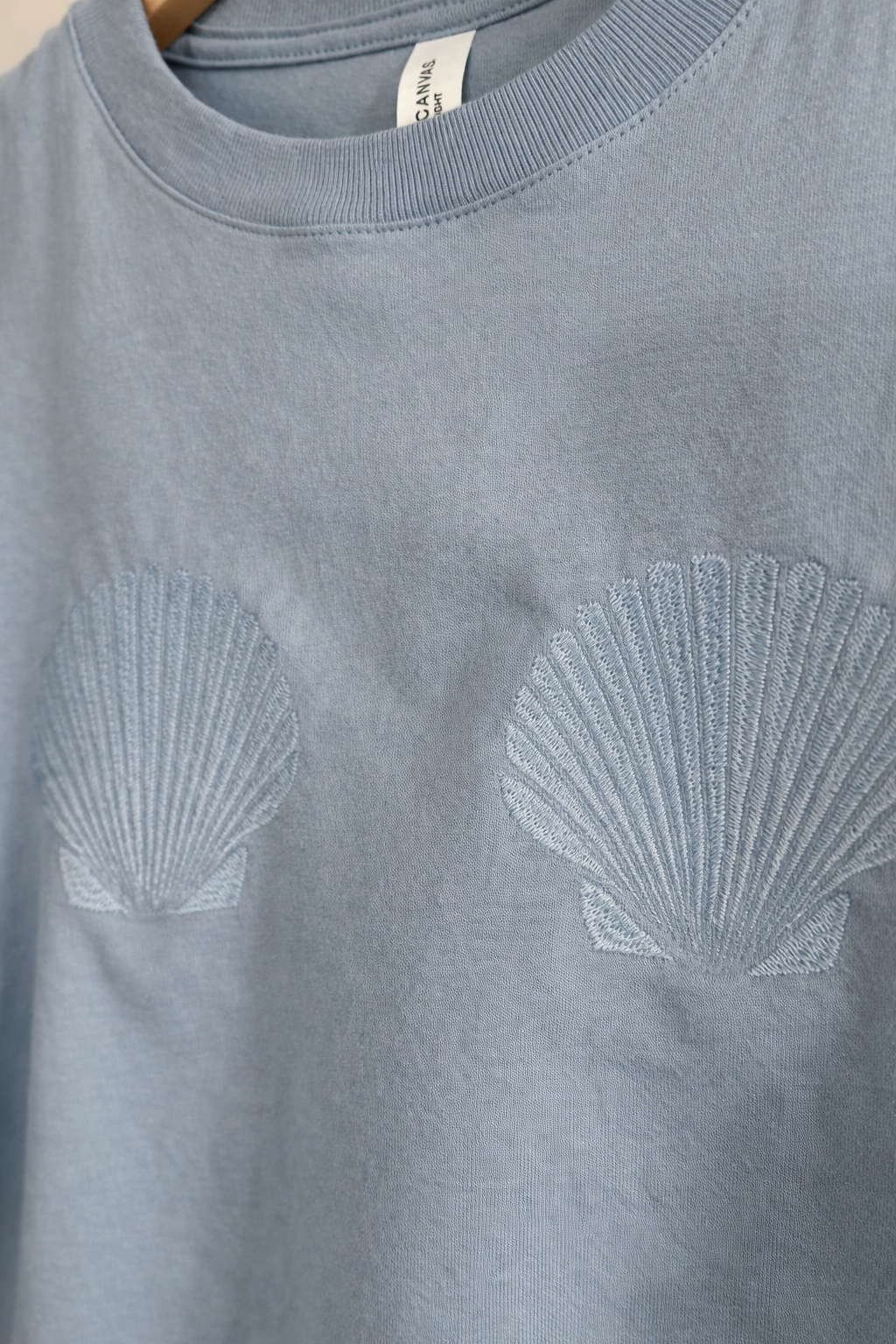 Embroidered Seashell Tee