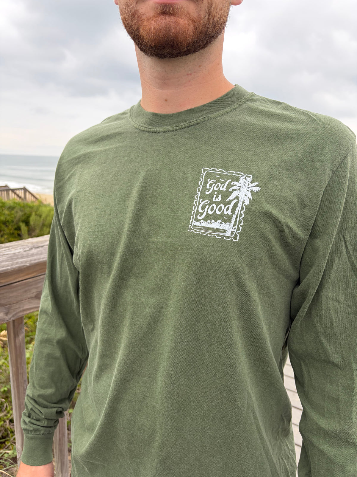 “God Is Good All the Time” Comfort Colors® Long Sleeve