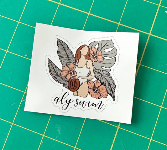 AlySwim Sticker