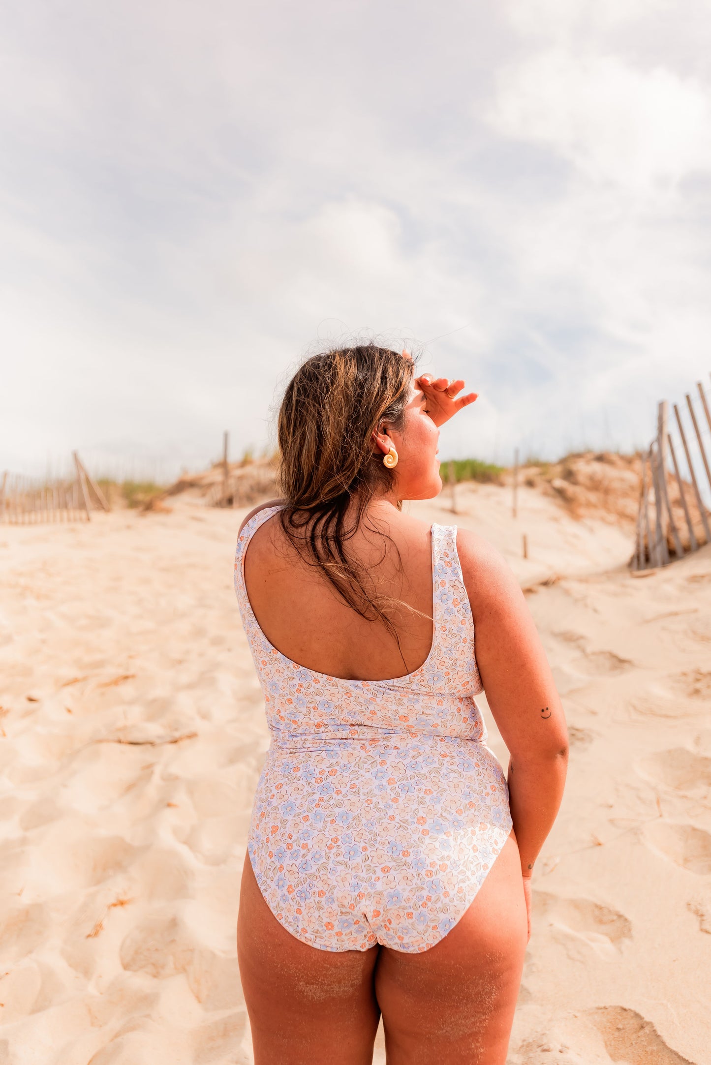 Daisy One Piece | Ditsy Floral & Gingham