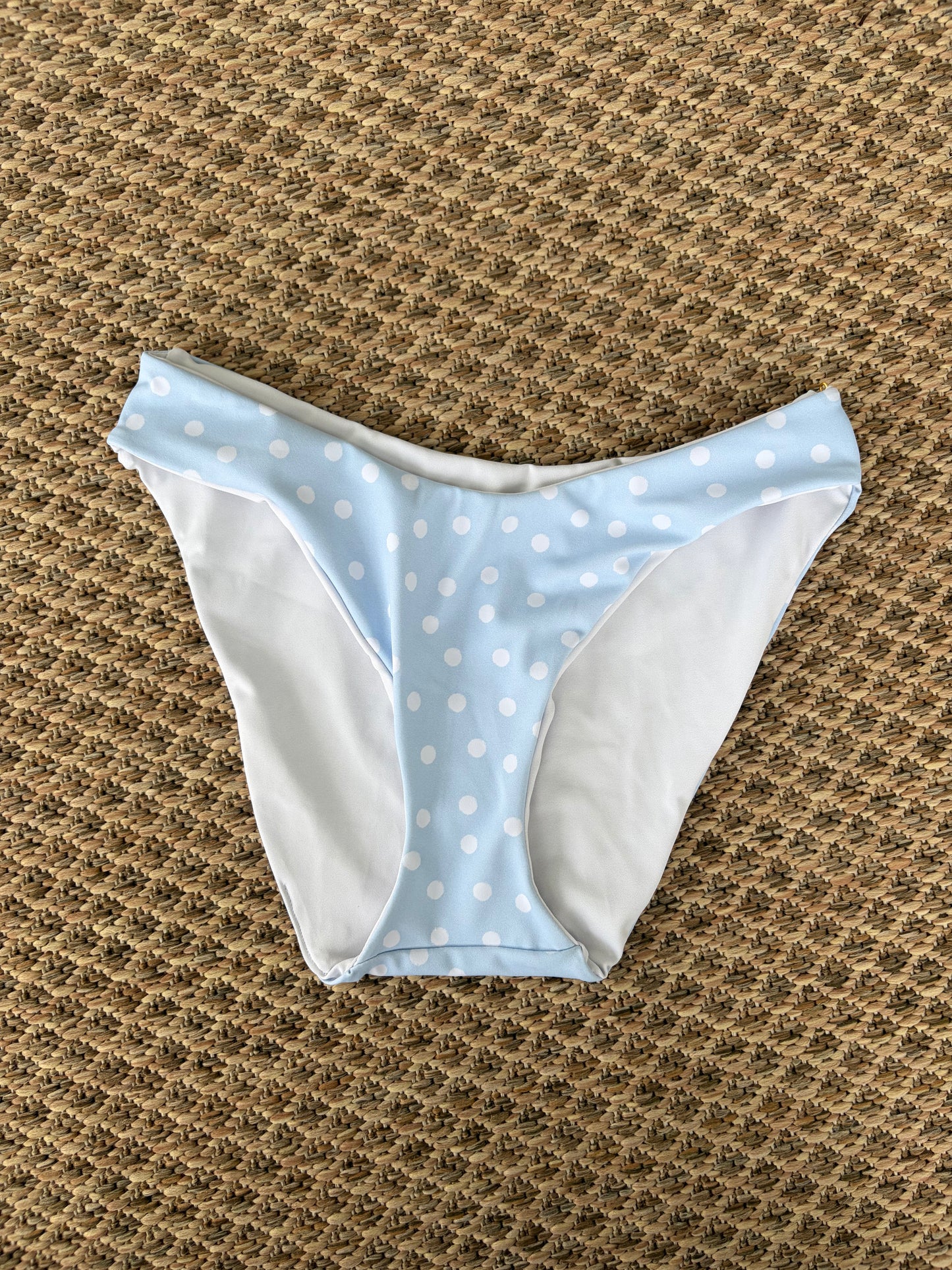Carolina Blue Polka Dot Winnie Bottoms