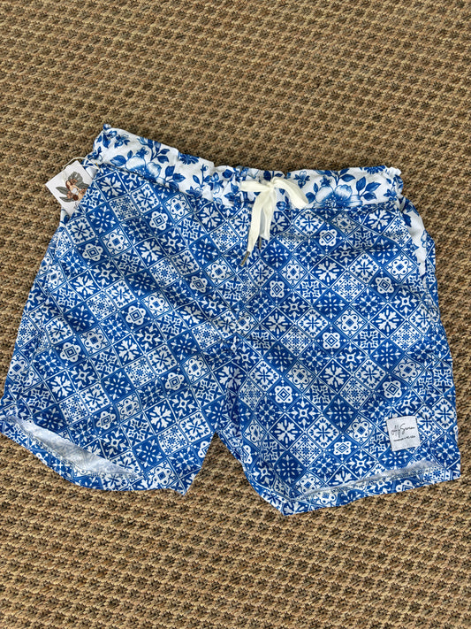 Men’s Grecian Blues 6” Microfiber Boardshorts