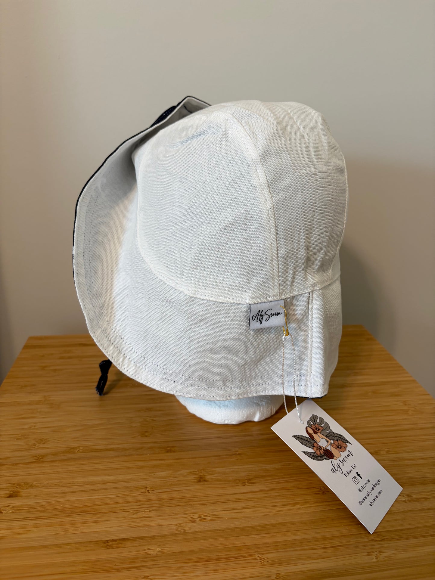 100% Cotton Baby Sunbonnet – Straight Brim