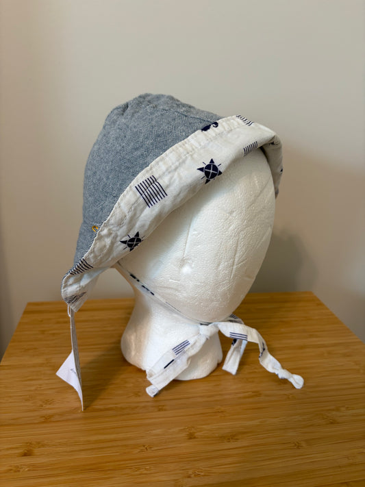100% Cotton Infant Sunbonnet – Straight Brim