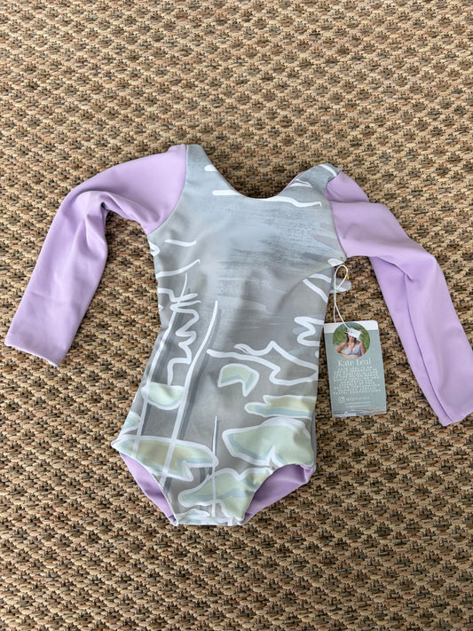 12–18 Month Sadie Rashie | Kate Leal Water Lilly Print