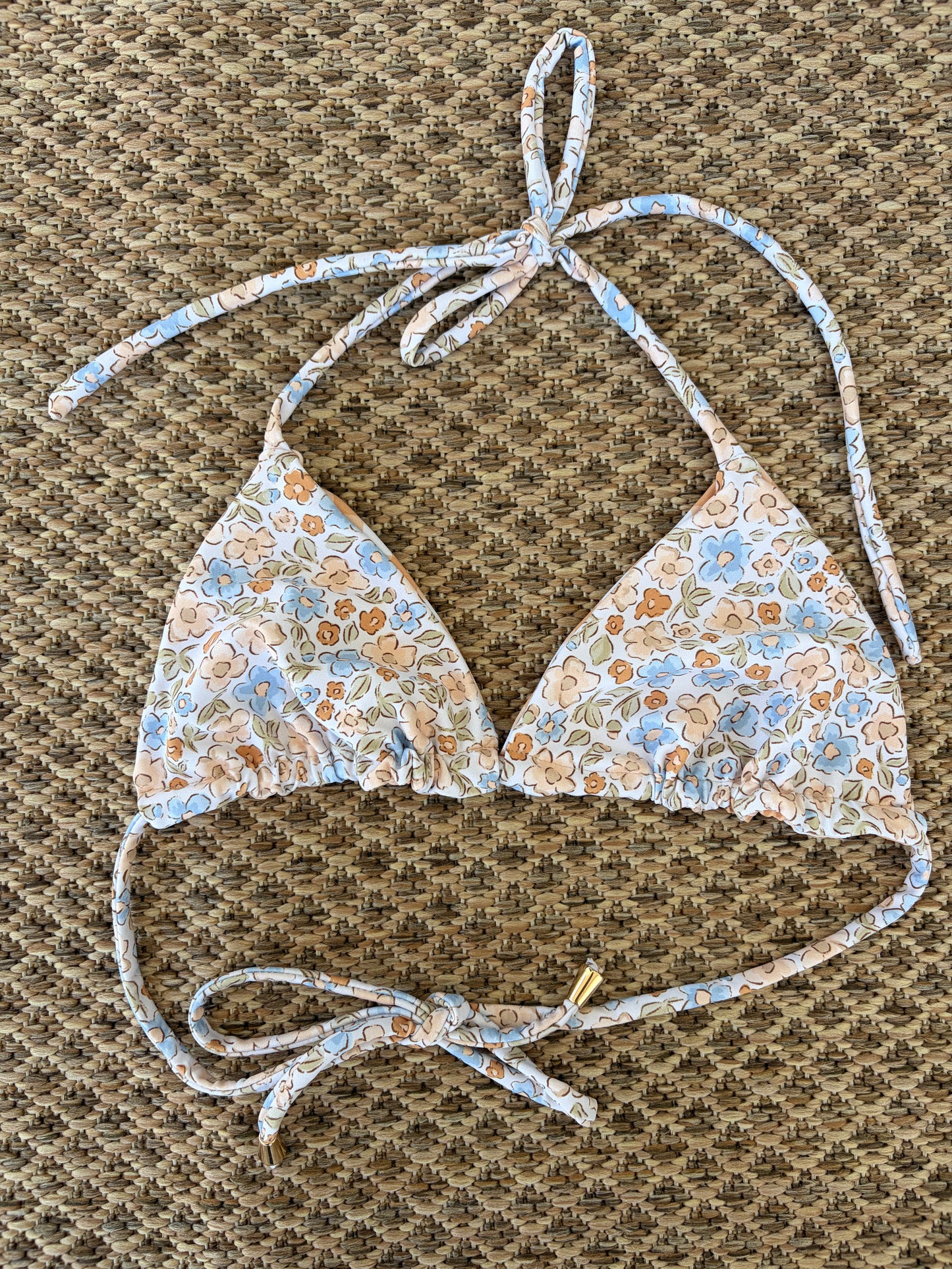Ditsy Floral x Copper Gingham Zoe Top