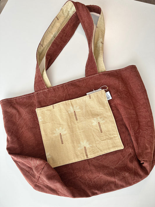 Medium Retro Palm Tree Tote