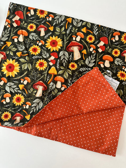 Fall Mushrooms Table Runner