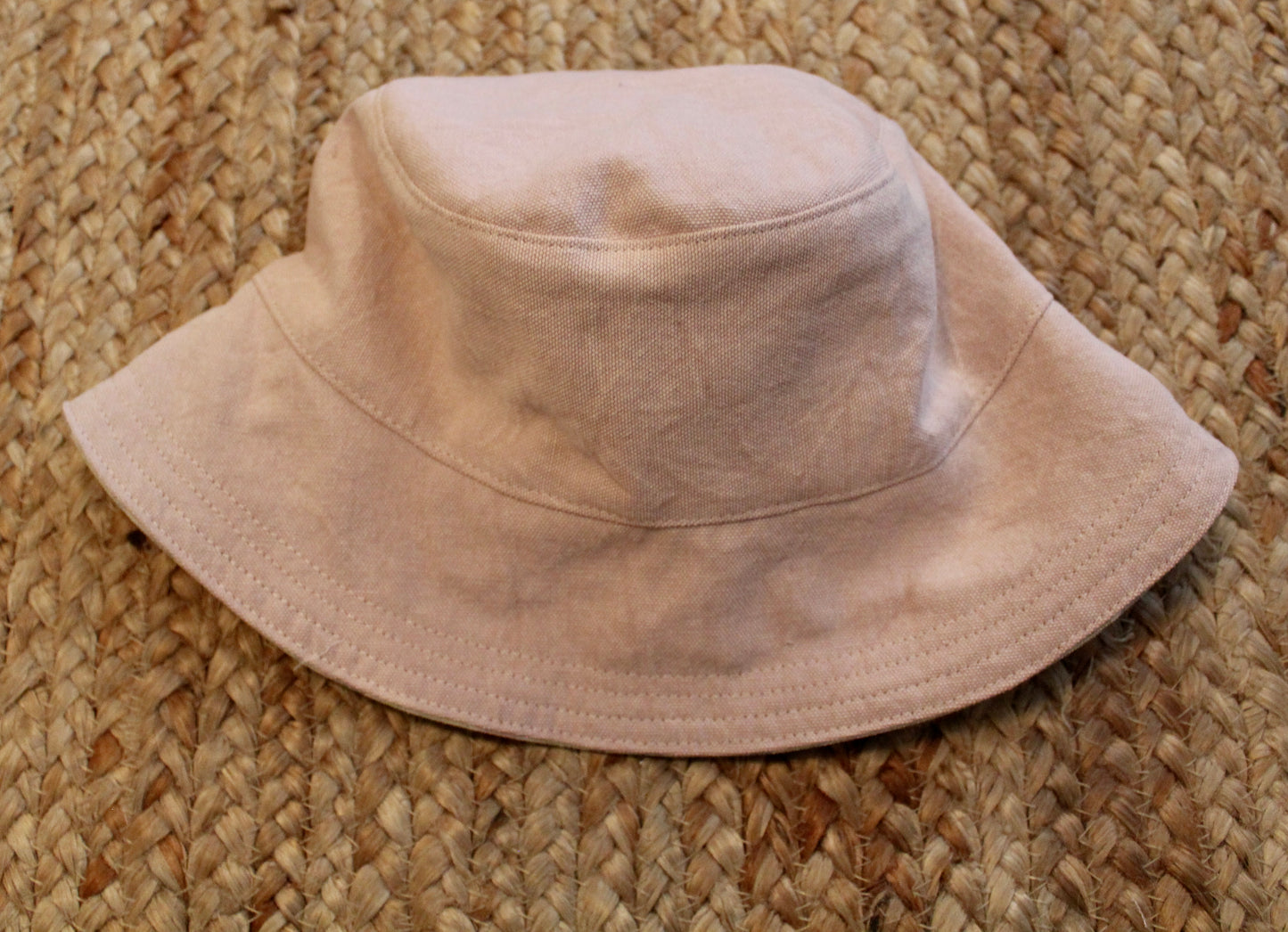 Small Water Lilly + Dusty Rose Bucket Hat