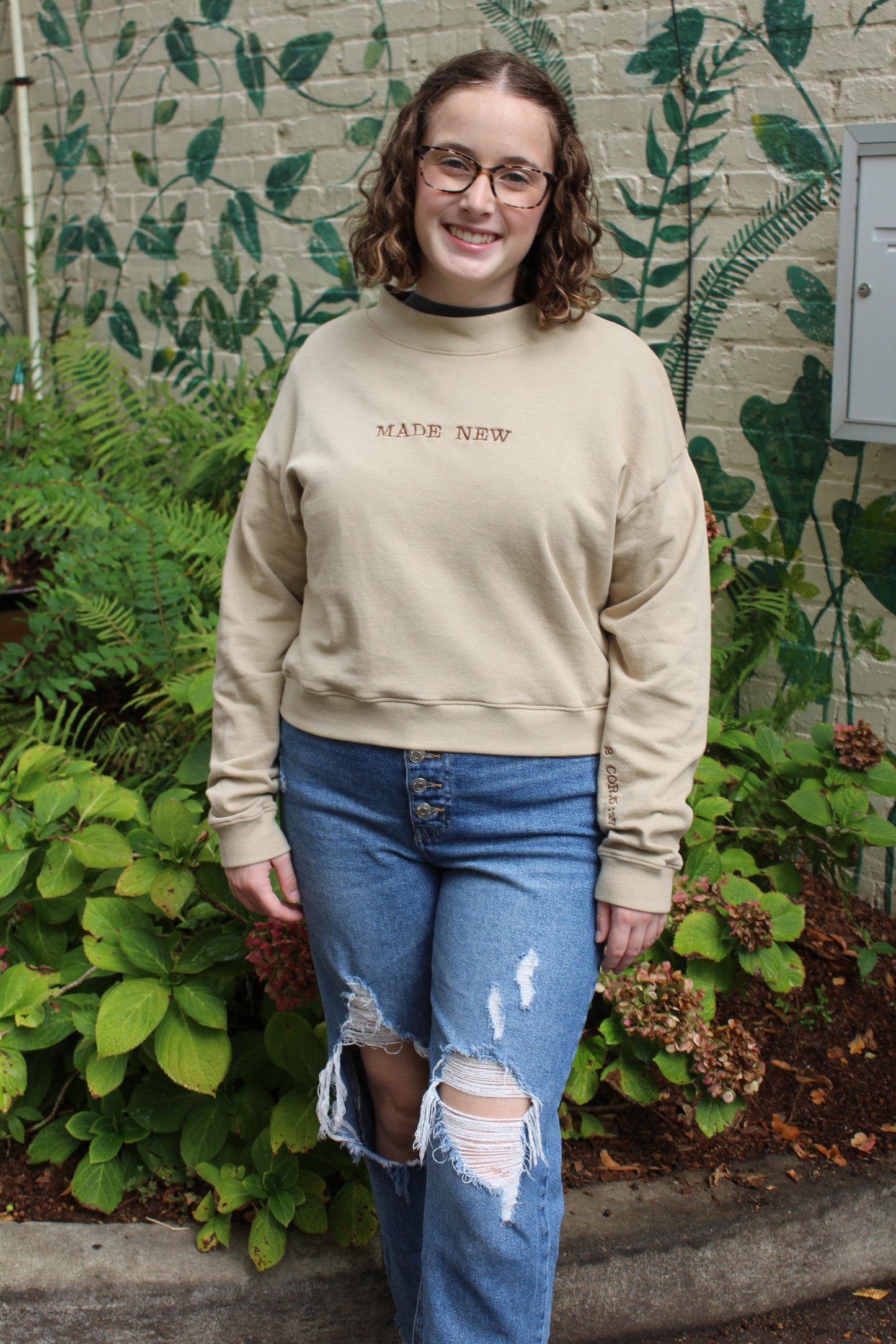 Medium Wheat Crewneck