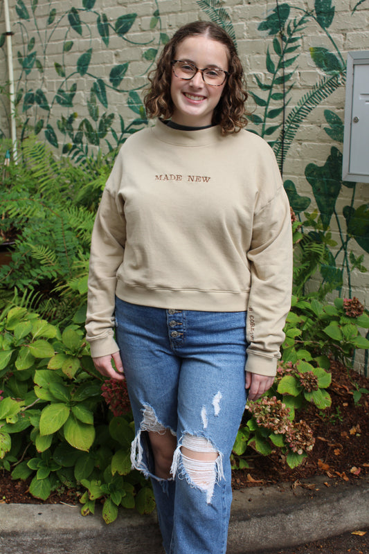Medium Wheat Crewneck