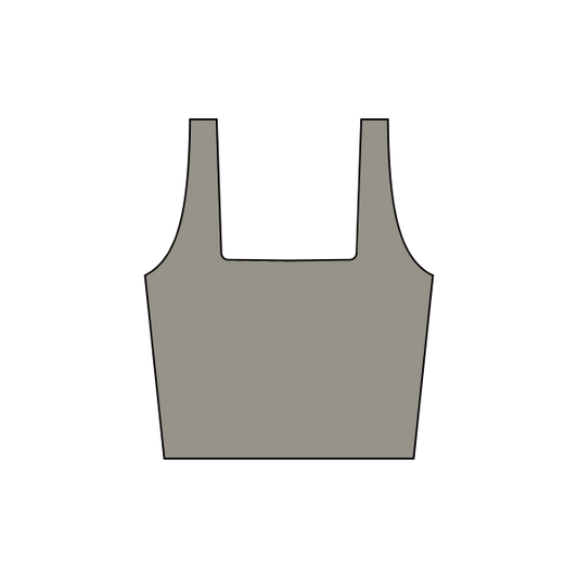 Square Neck Longline Performance Top