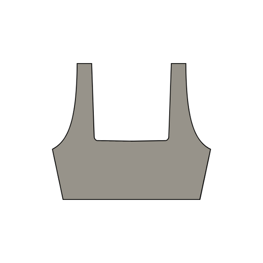 Square Neck Performance Sports Bra