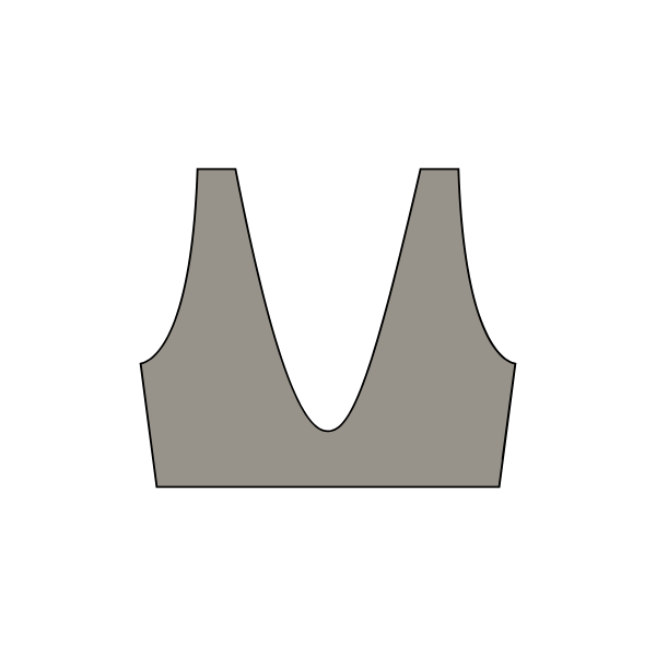 Square Neck Performance Sports Bra Wholesale