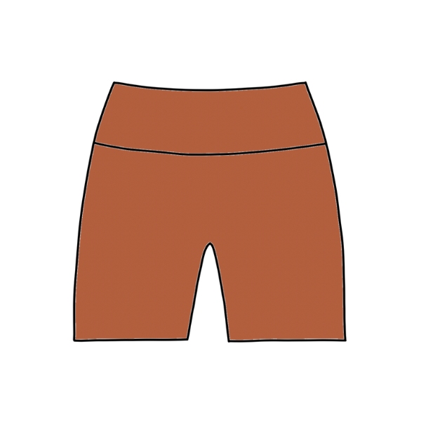 High-Waisted Performance Shorts